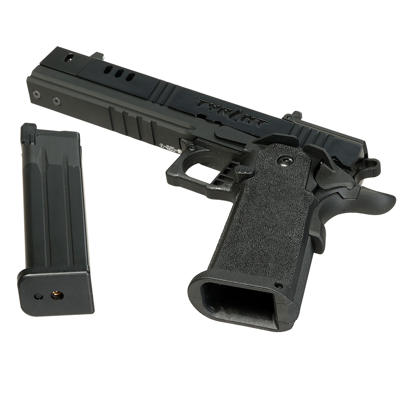 Modify Hi-Capa 6 Tyrant 2011 Prime Max Vollmetall GBB 6mm BB schwarz Bild 7