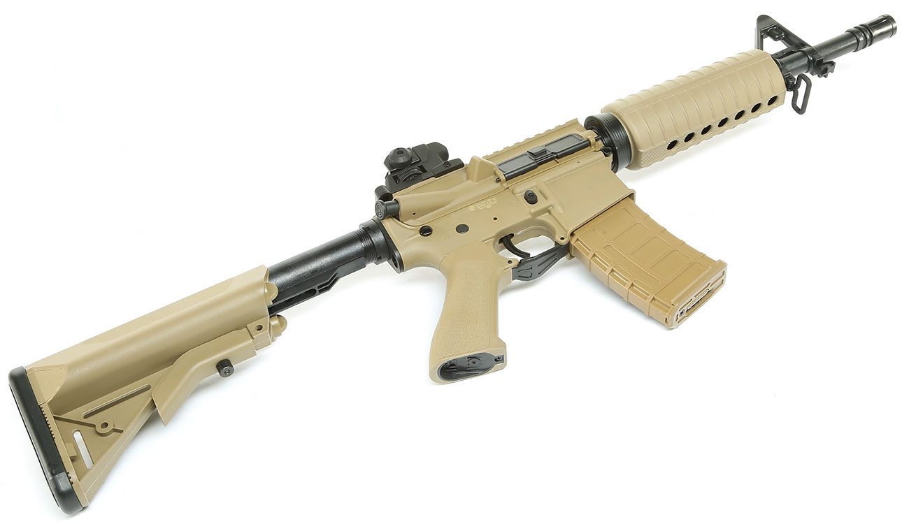 SRC SR4-PE Light Sport Series AEG 6mm BB Desert Tan Bild 5