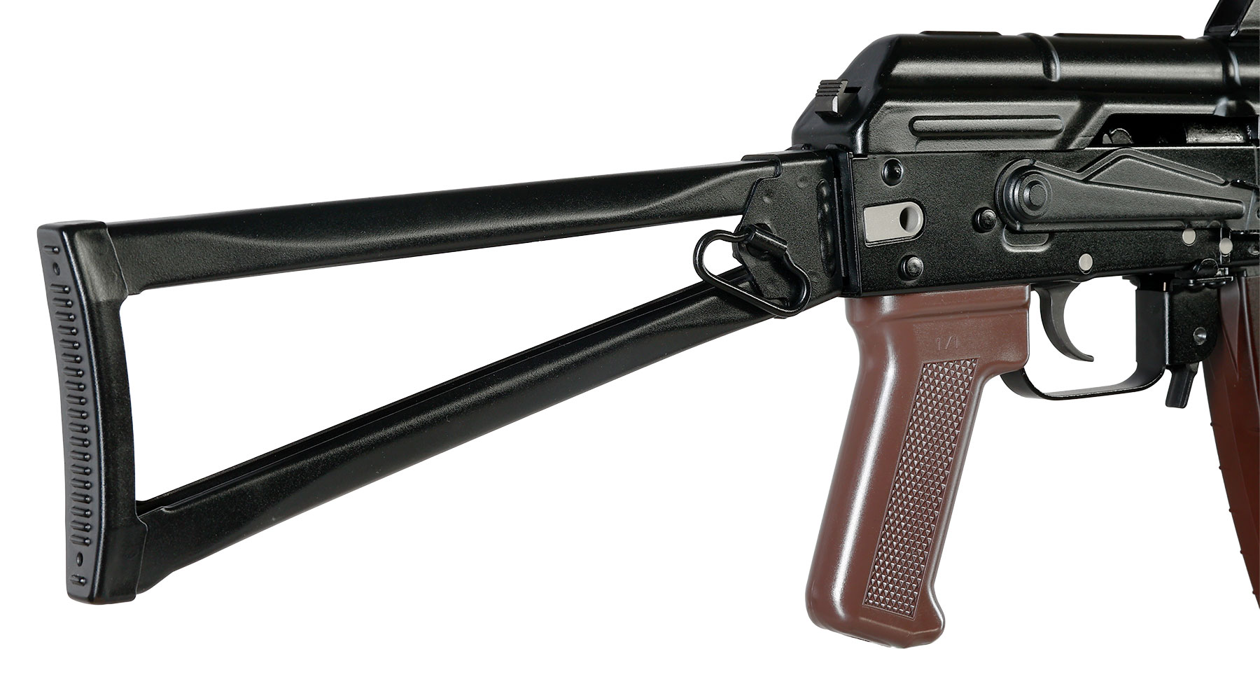 VFC AKS74U Vollmetall Gas-Blow-Back 6mm BB schwarz - Echtholz Handguard Bild 10
