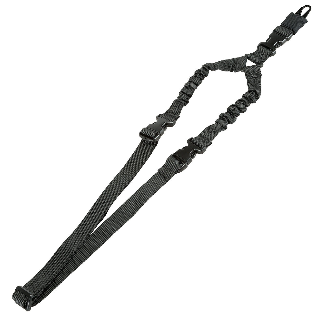 Romantac 1-Punkt Tragegurt Dual Bungee Universal Tactical Heavy Duty Version schwarz Bild 1