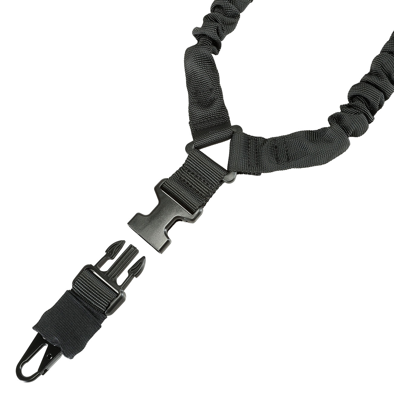 Romantac 1-Punkt Tragegurt Dual Bungee Universal Tactical Heavy Duty Version schwarz Bild 4