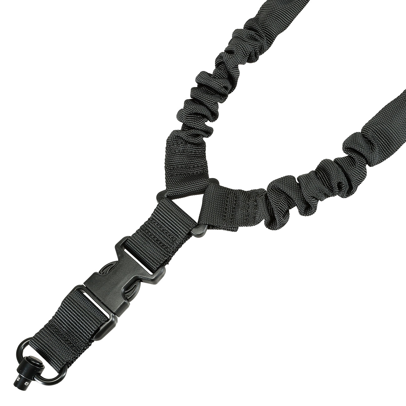 Romantac 1-Punkt Tragegurt Dual Bungee Universal Tactical Heavy Duty Version mit QD-Halterung schwarz Bild 3