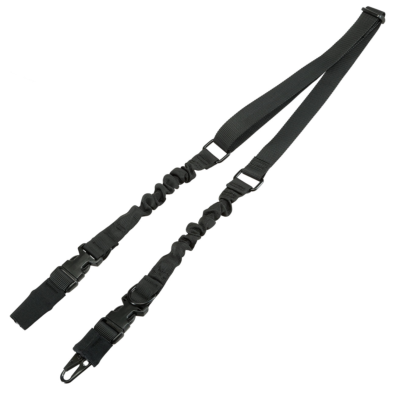Romantac 2-Punkt Tragegurt Dual Bungee Universal Tactical Heavy Duty Version schwarz