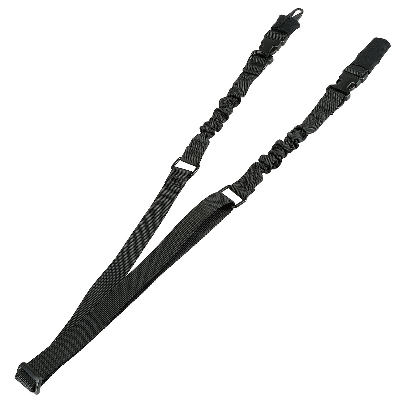 Romantac 2-Punkt Tragegurt Dual Bungee Universal Tactical Heavy Duty Version schwarz Bild 1