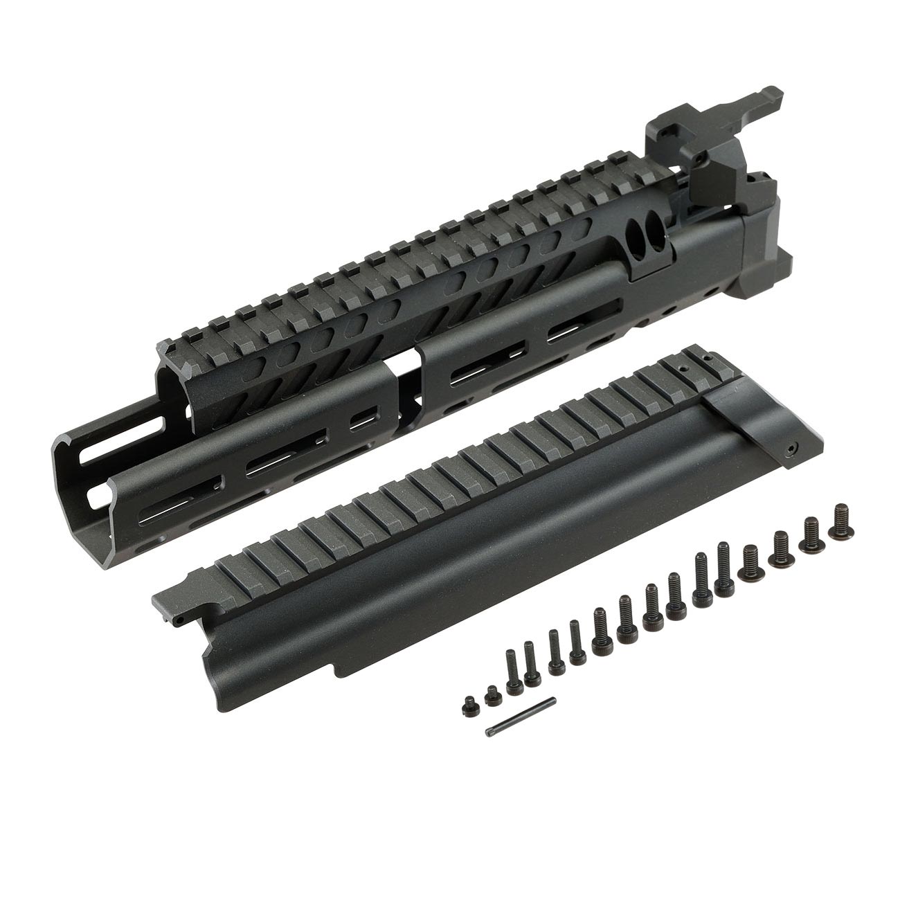 VFC AK74 CNC Aluminium Tactical Conversion Kit 10 Zoll Version f. VFC AK74M GBB Gewehre schwarz