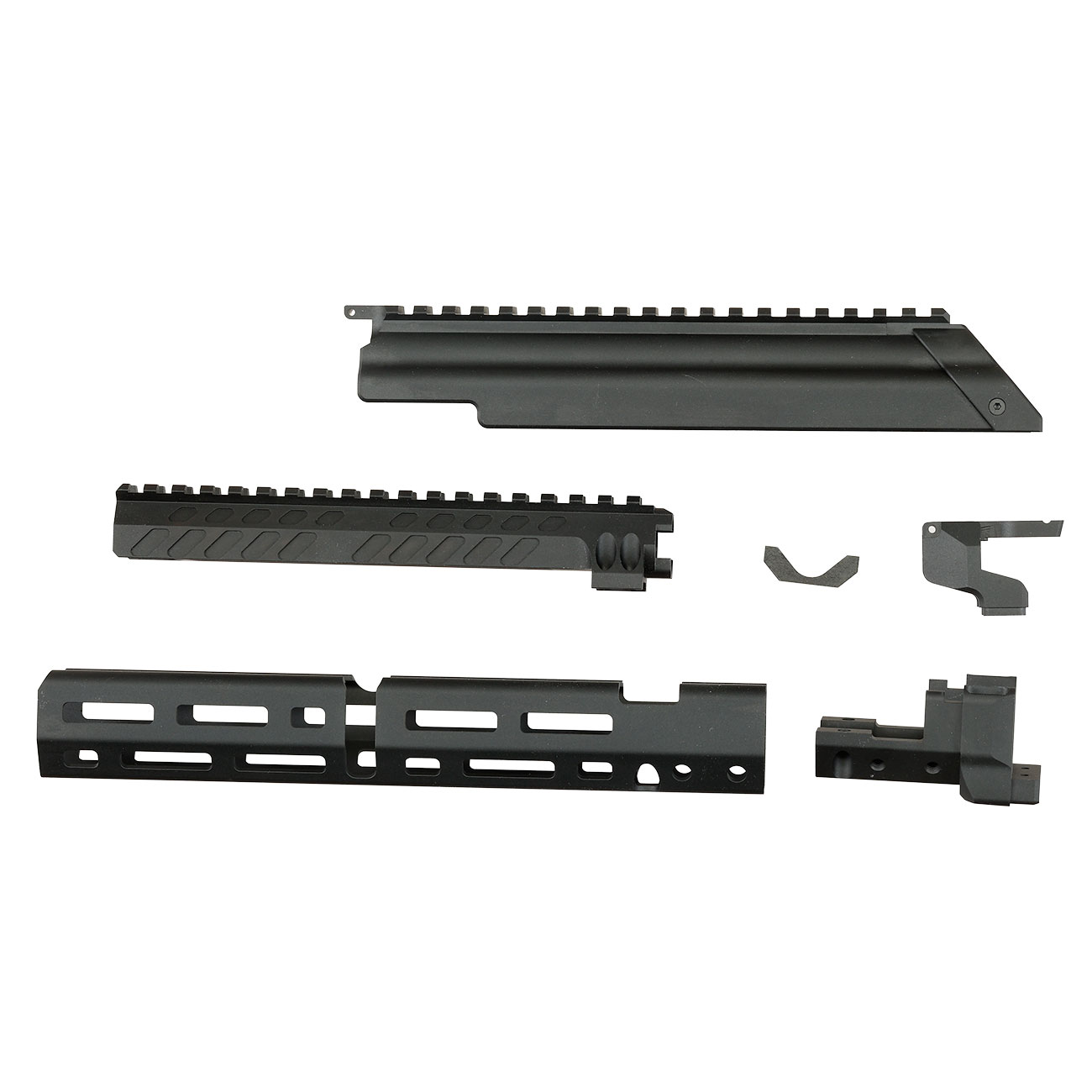 VFC AK74 CNC Aluminium Tactical Conversion Kit 10 Zoll Version f. VFC AK74M GBB Gewehre schwarz Bild 2