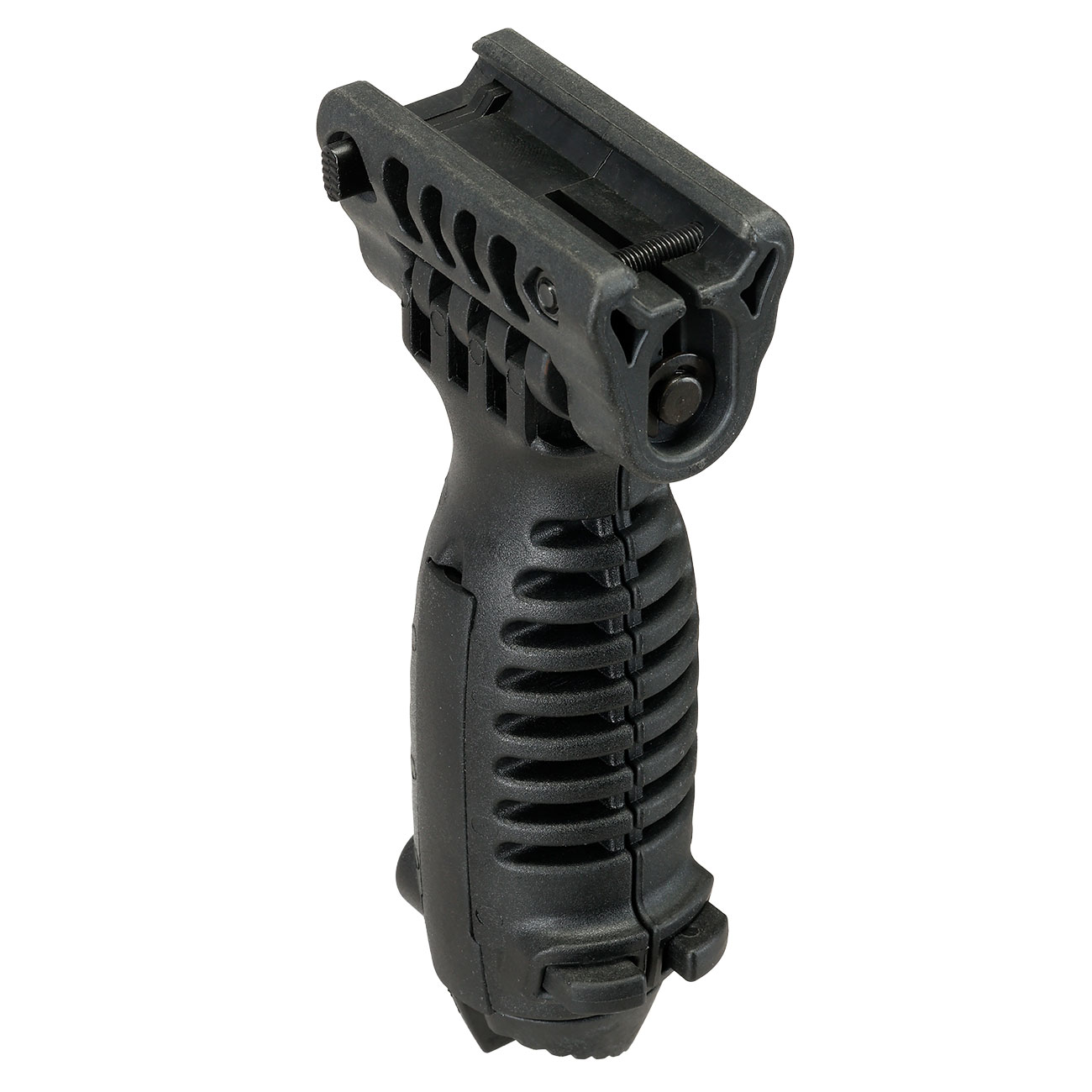 Nuprol Heavy Duty Tactical Bipod Frontgriff mit integriertem Zweibein f. 20 - 22 mm Schienen schwarz Bild 1