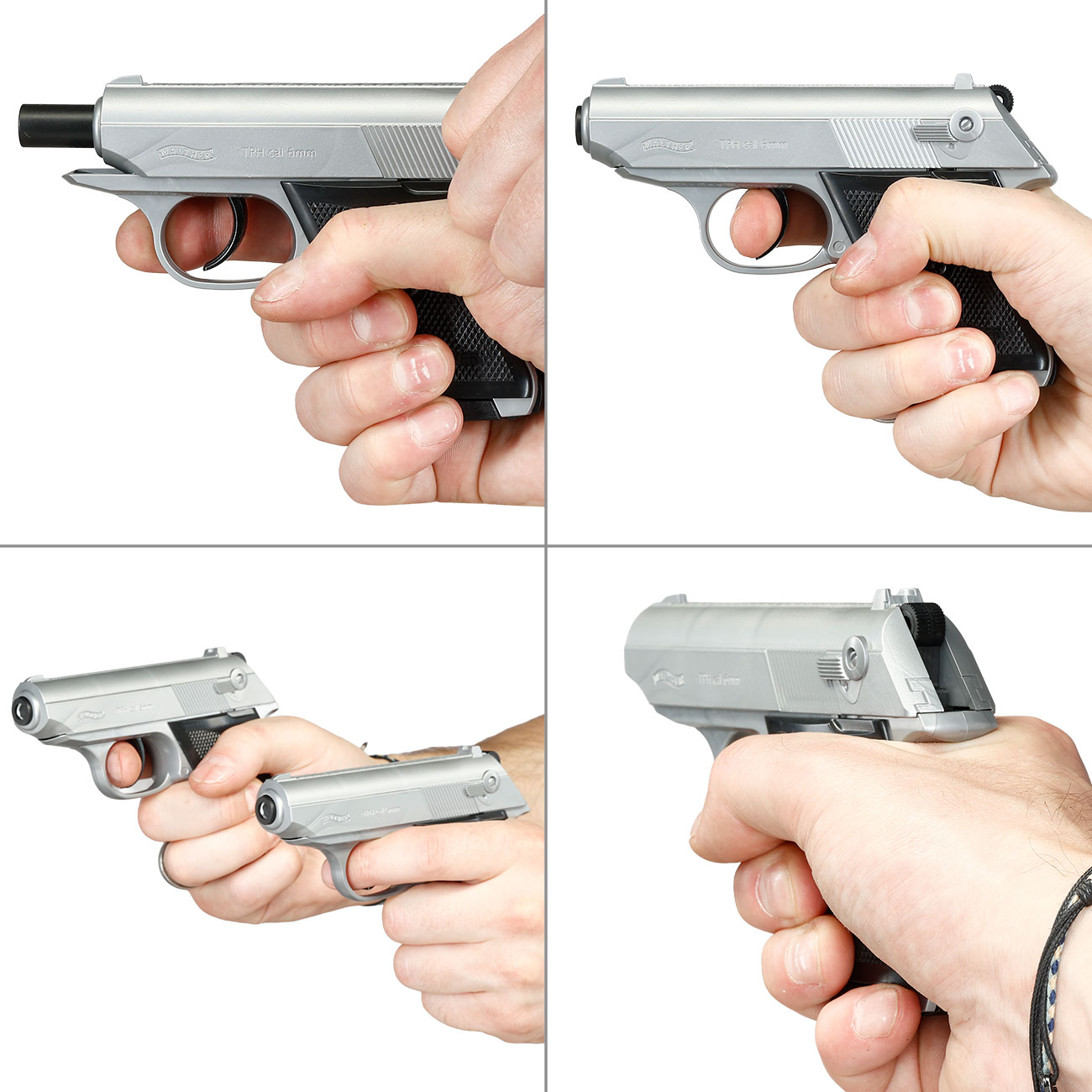 Walther TPH Springer 6mm BB Stainless Look - Twin Pack mit 2 Pistolen Bild 9