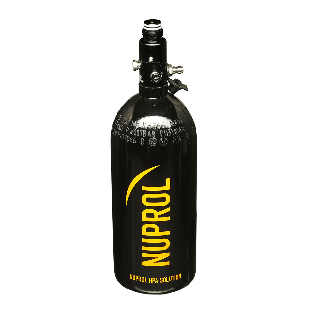 Nuprol 0,8L / 48ci HPA Tank mit Regulator 3000 PSI / 800 PSI schwarz Bild 1