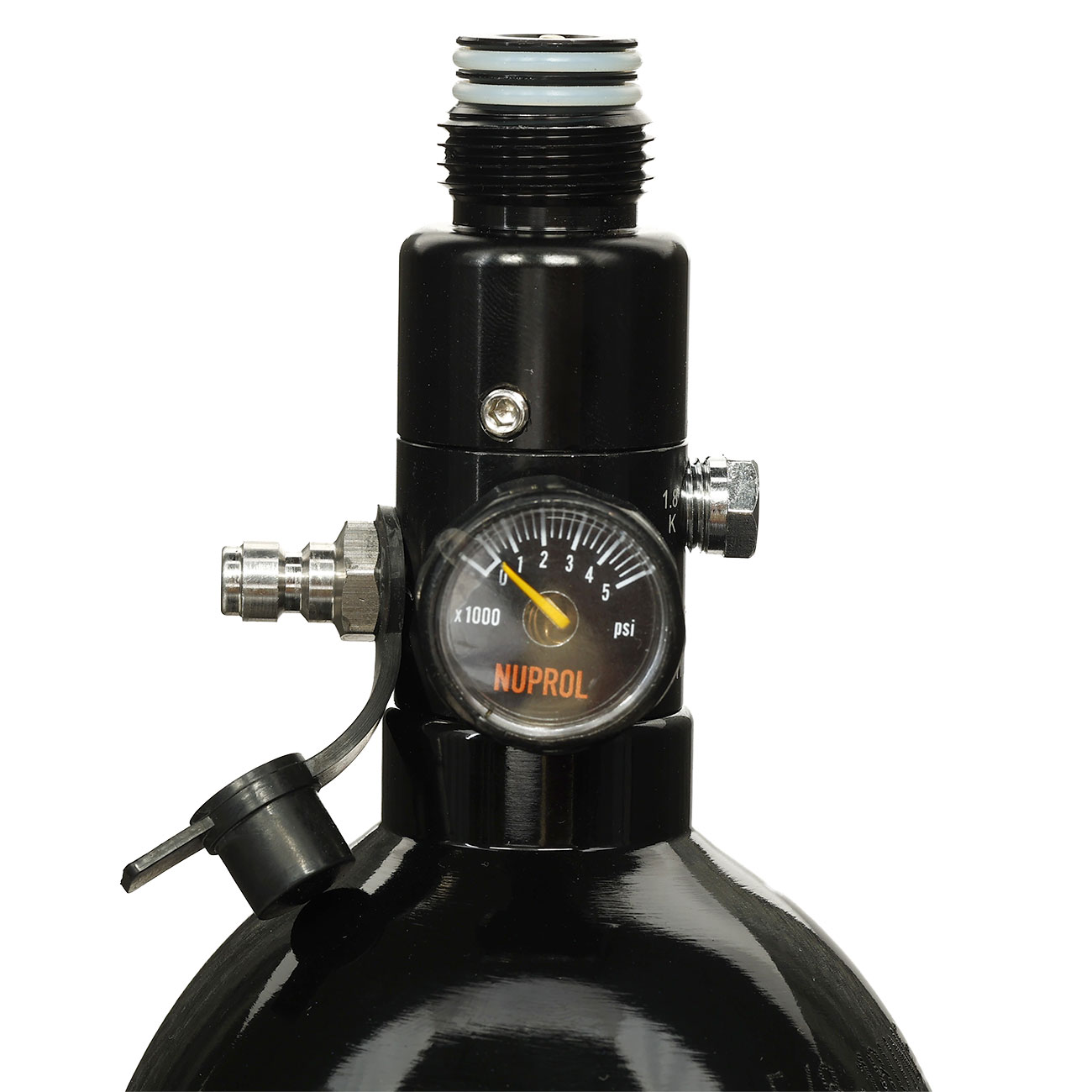 Nuprol 0,8L / 48ci HPA Tank mit Regulator 3000 PSI / 800 PSI schwarz Bild 2