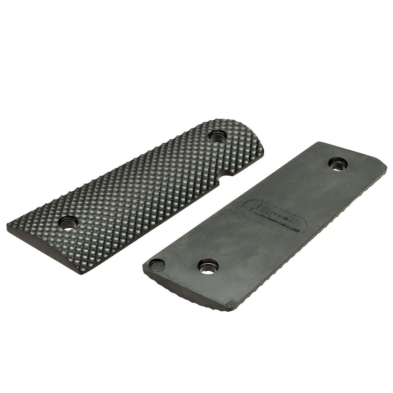 Strike Industries M1911 PX-09 Golfball Dimple Griffschalen f. KJW / Wei-ETech 1911 GBB Pistolen schwarz Bild 1