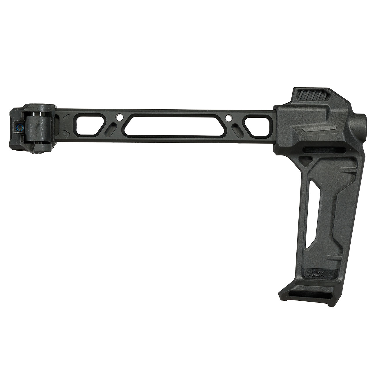Strike Industries Single Folding Adapter Schaft mit FSA Stabilisator f. 20 - 22 mm Schienen schwarz Bild 1