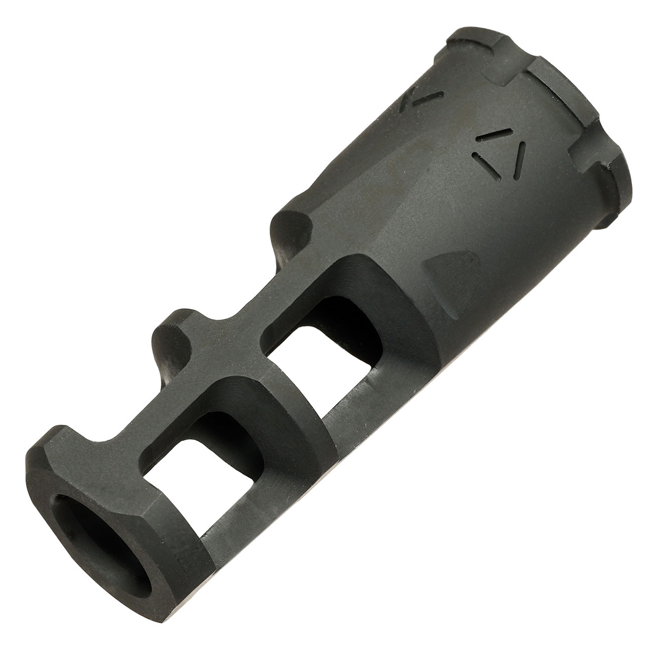 Strike Industries / XLogic AK Ghost Stahl Flash-Hider schwarz 14mm-