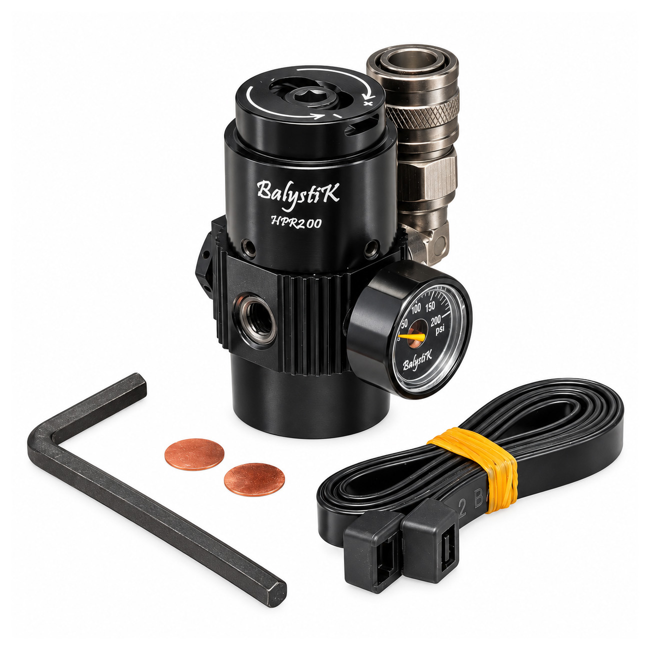 BalystiK HPR200 HPA Regulator Black Ops schwarz - US Version