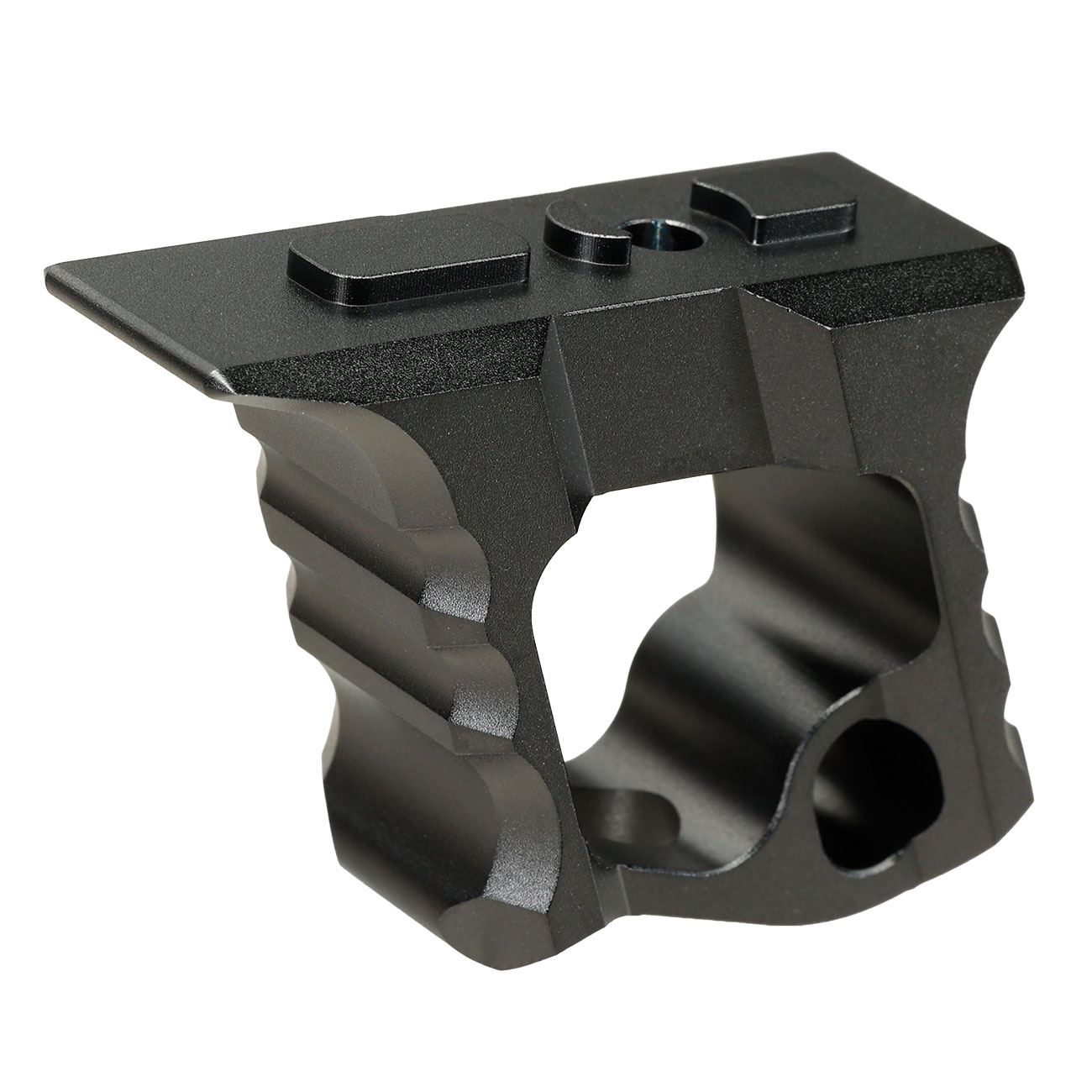 MET KeyMod / LOCK Aluminium Lightweight Halo-Style Frontgriff schwarz Bild 1