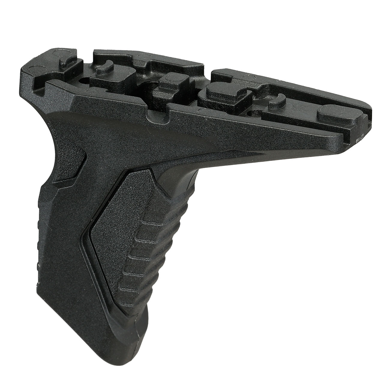MP Airsoft KeyMod / LOCK Hand Stop Polymer Frontgriff m. Kabelf�hrung schwarz Bild 2
