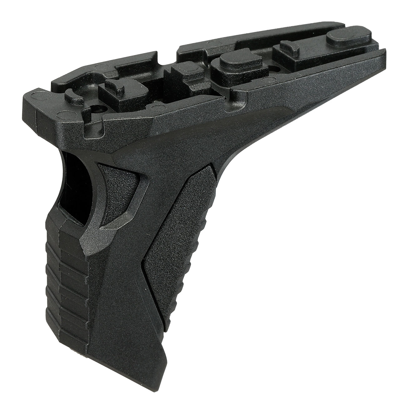 MP Airsoft KeyMod / LOCK Hand Stop Polymer Frontgriff m. Kabelf�hrung schwarz Bild 3