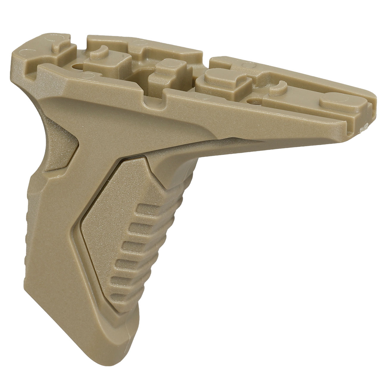 MP Airsoft KeyMod / LOCK Hand Stop Polymer Frontgriff m. Kabelf�hrung Dark Earth Bild 2