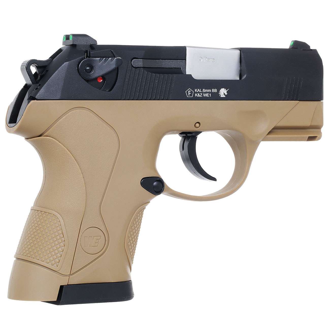 Wei-ETech BullDog Compact mit Metallschlitten GBB 6mm BB Tan Bild 4