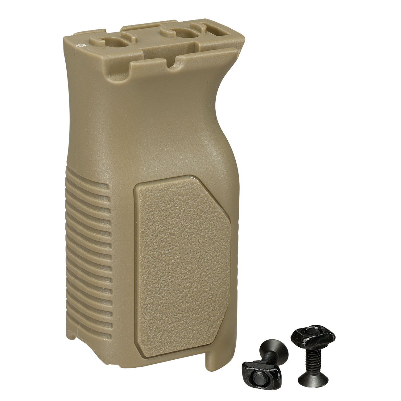 MP Airsoft LOCK Polymer Angled Vertical Frontgriff Long-Type m. Kabelf�hrung Dark Earth