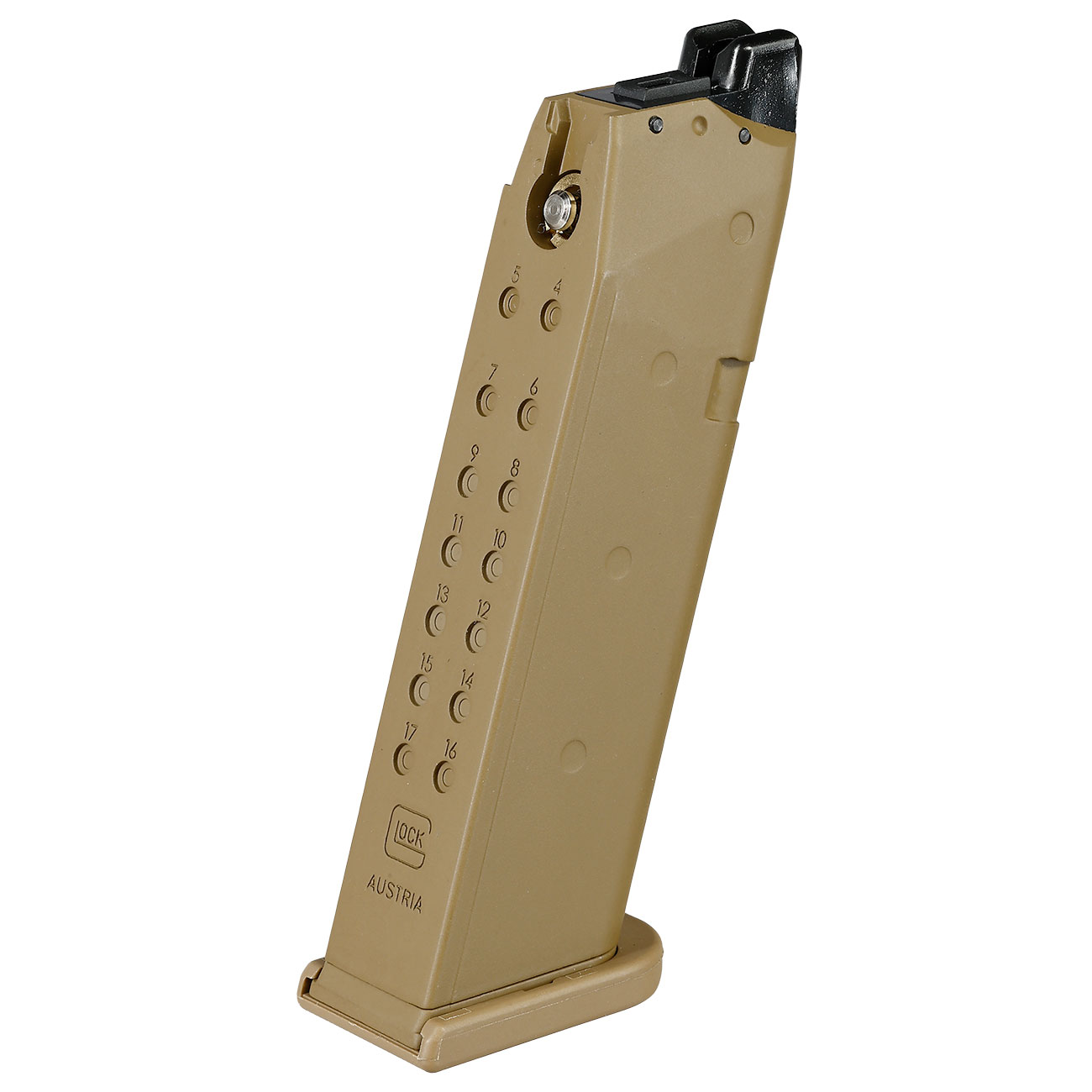 VFC Glock 17 Gen. 5 Magazin 22 Schuss Standard-Type coyote French Army Edition - Softairgas-Version Bild 1