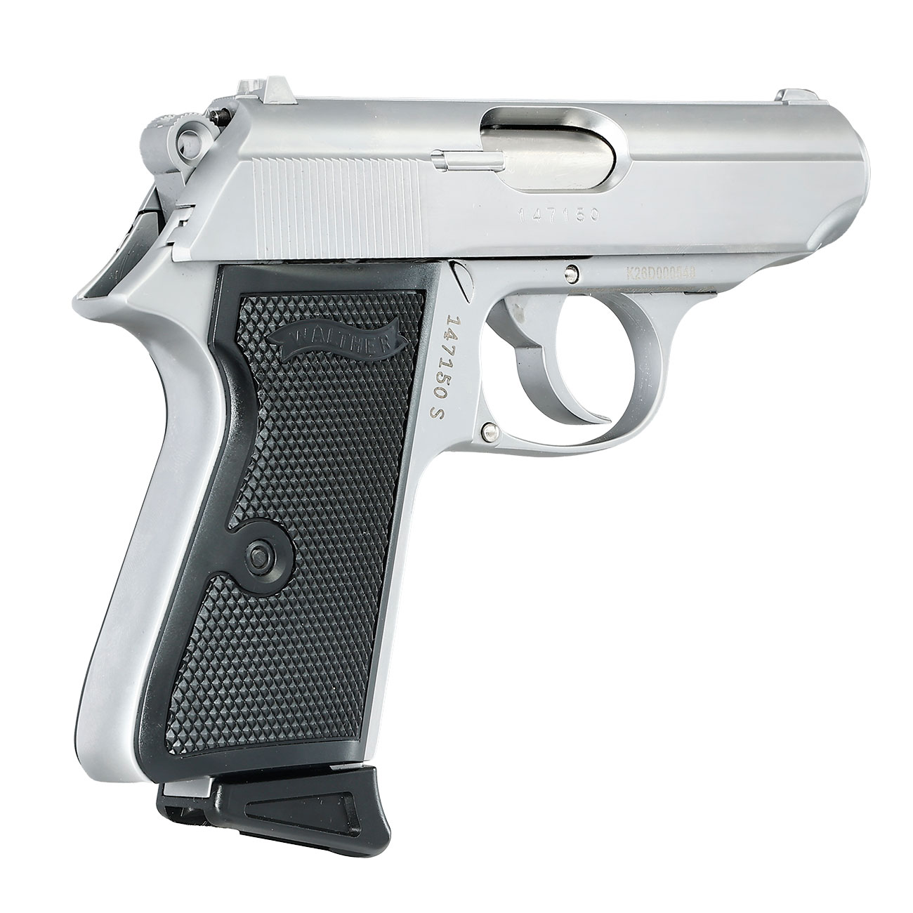 Walther PPK/S Vollmetall GBB 6mm BB Airsoft silber Bild 6