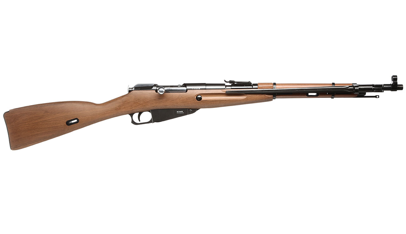 WinGun Mosin-Nagant M44 mit Bajonett CO2 Bolt Action Gewehr 6mm BB Holzopti...