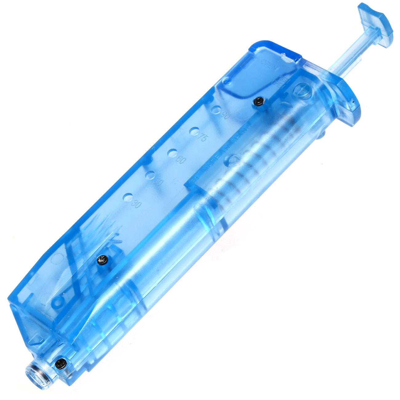 Nuprol Pistolen Speedloader fr 110 BBs blau-transparent Bild 1