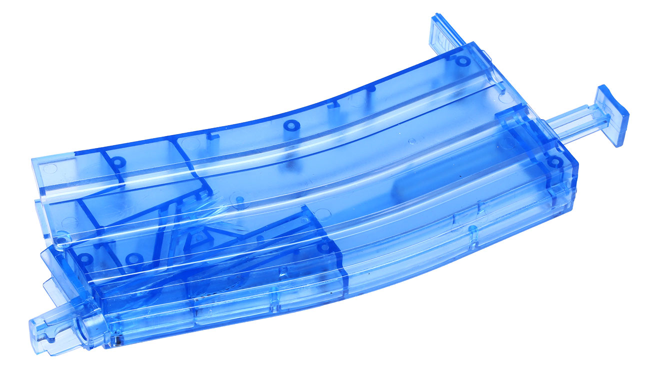 Nuprol XL / M4 Magazin-Style Speedloader fr 470 BBs blau-transparent