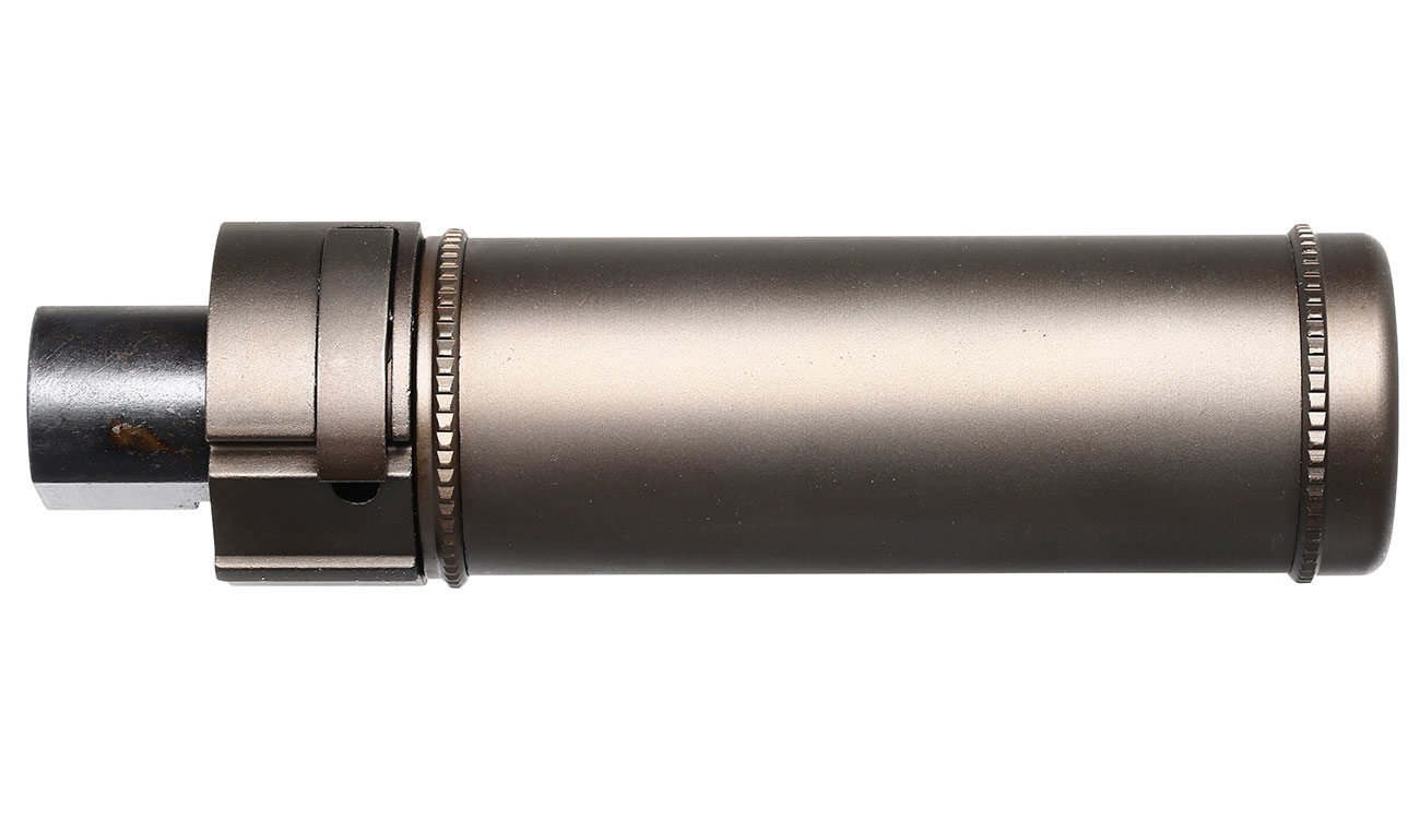 Nuprol BOCCA BOA Short QD Aluminium Suppressor bronze inkl. Stahl Flash-Hider 14mm- Bild 3