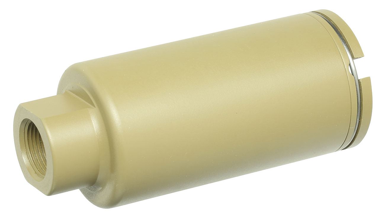Nuprol BOCCA Copperhead Aluminium Amplifier Flash-Hider tan 14mm- Bild 1