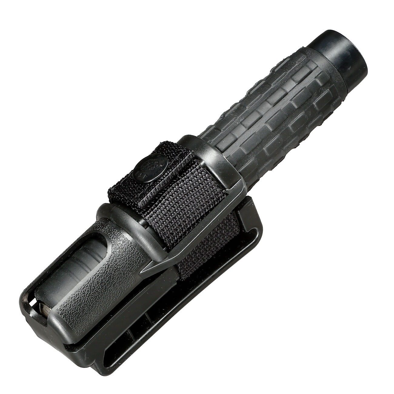 Teleskopschlagstock chrom ca. 40 cm mit Profi-Holster Bild 4