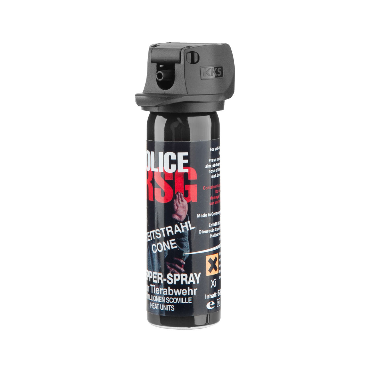 Abwehrspray VESK Police RSG Pfefferspray Cone, 63 ml Breitstrahl Bild 1