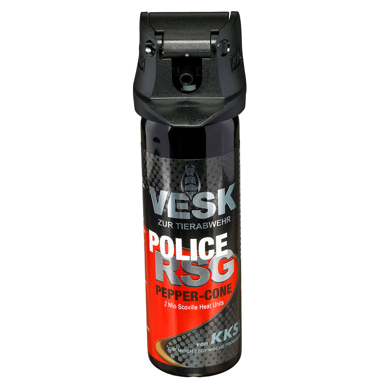 Abwehrspray VESK Police RSG Pfefferspray Cone, 63 ml Breitstrahl