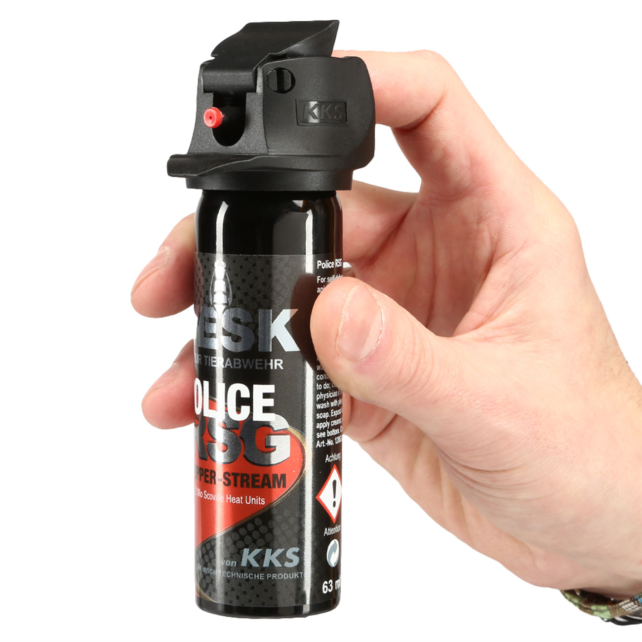 Abwehrspray VESK RSG Stream Pfefferspray, 63ml Weitstrahl hochkonzentriert Bild 5