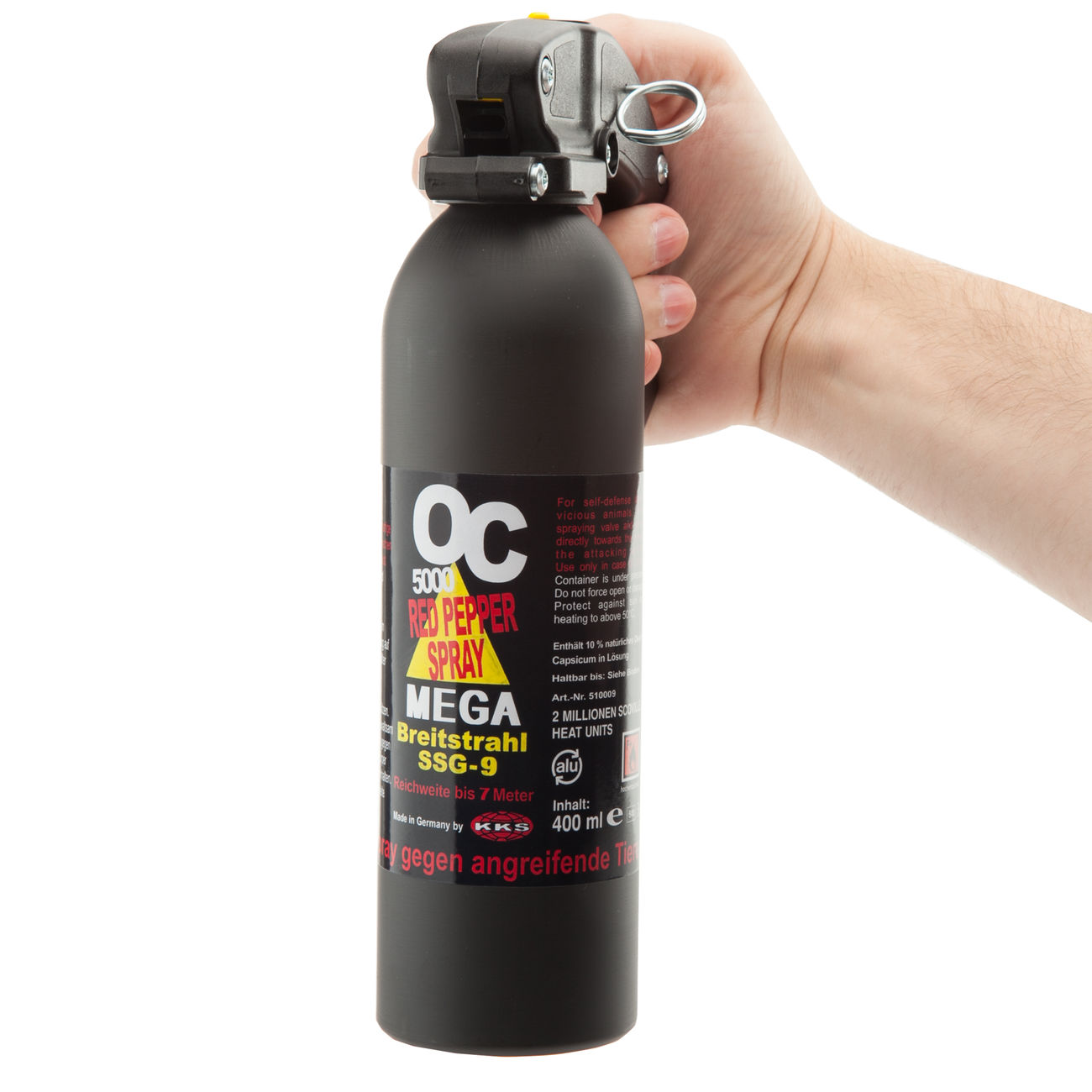 OC 5000 Breitstrahl Pfefferspray, 400 ml zur Gebudesicherung Bild 1