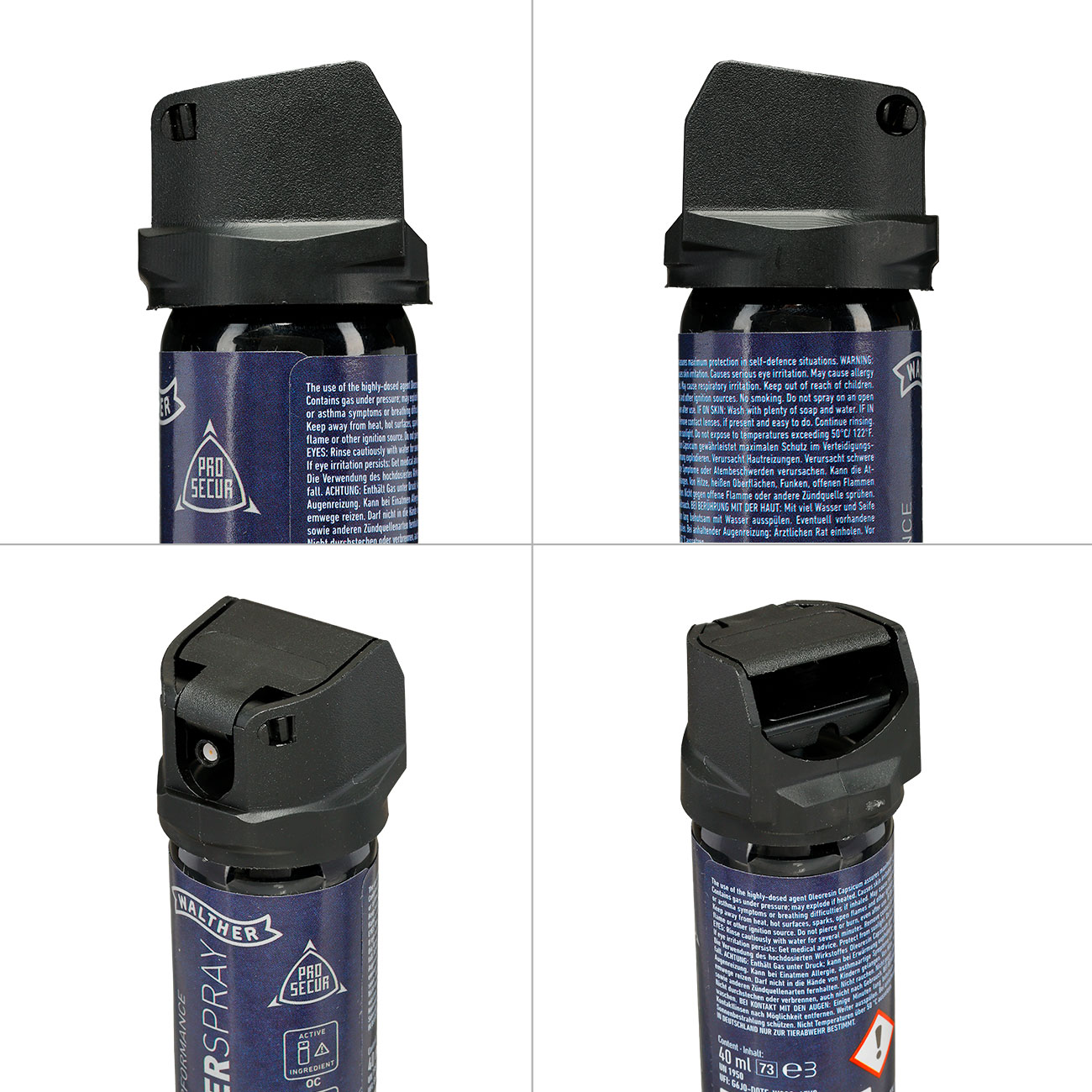 Walther Pro Secur 360 Grad Pfefferspray 40 ml ballistisch Bild 3