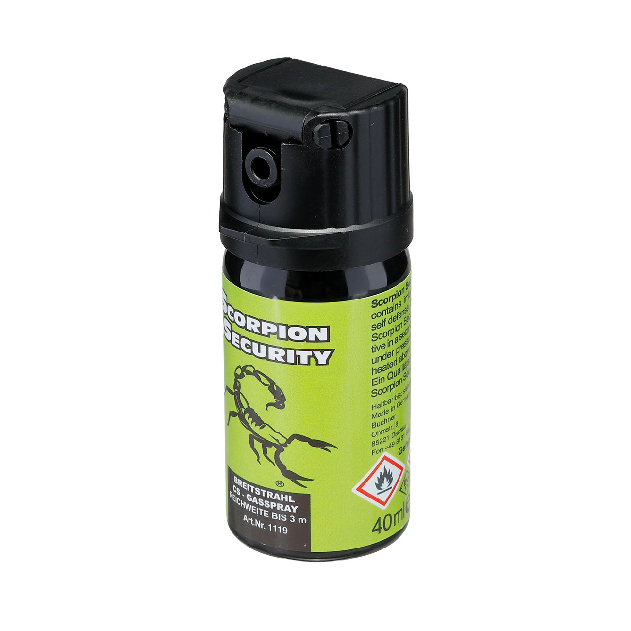 Scorpion CS Gasspray Breitstrahl 40ml Bild 1