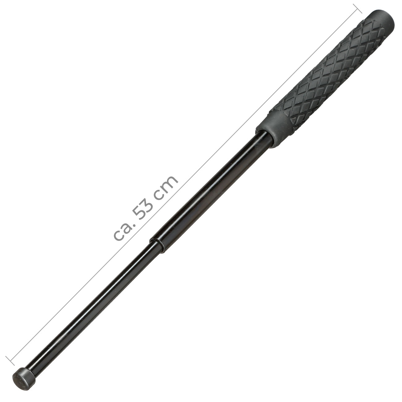 BlackField Teleskopschlagstock 53 cm schwarz inkl. Nylonholster Bild 1