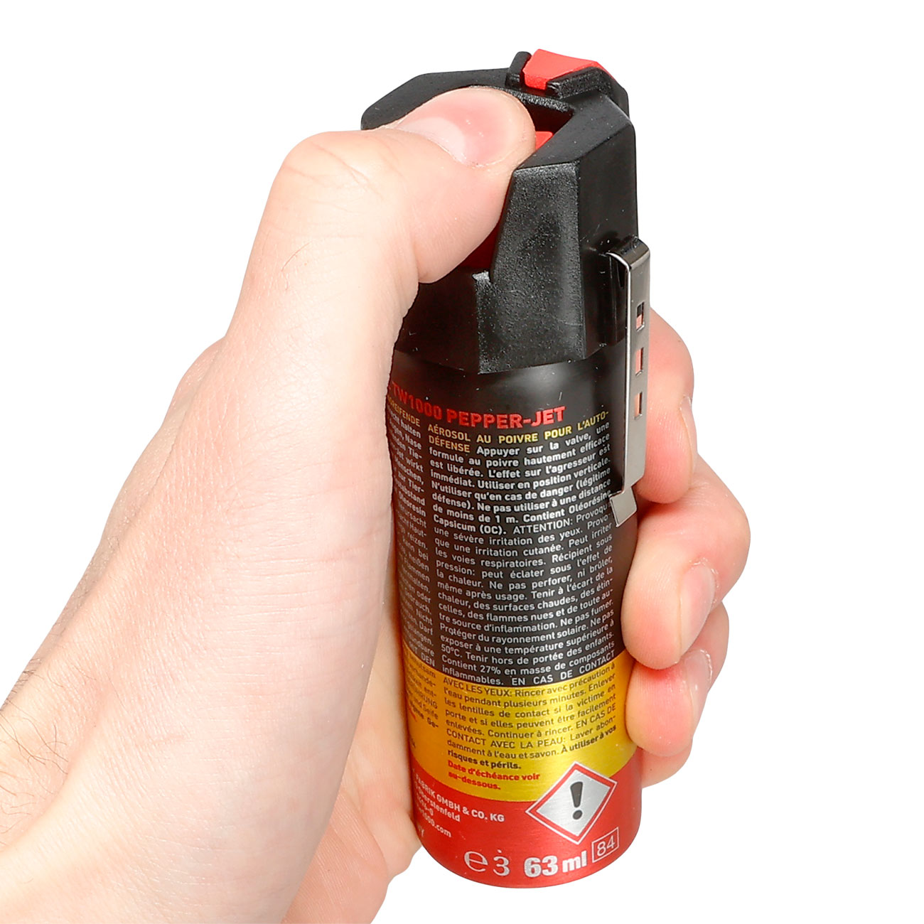 Abwehrspray TW 1000 Pfefferspray zielgenauer Strahl, 63ml Bild 7