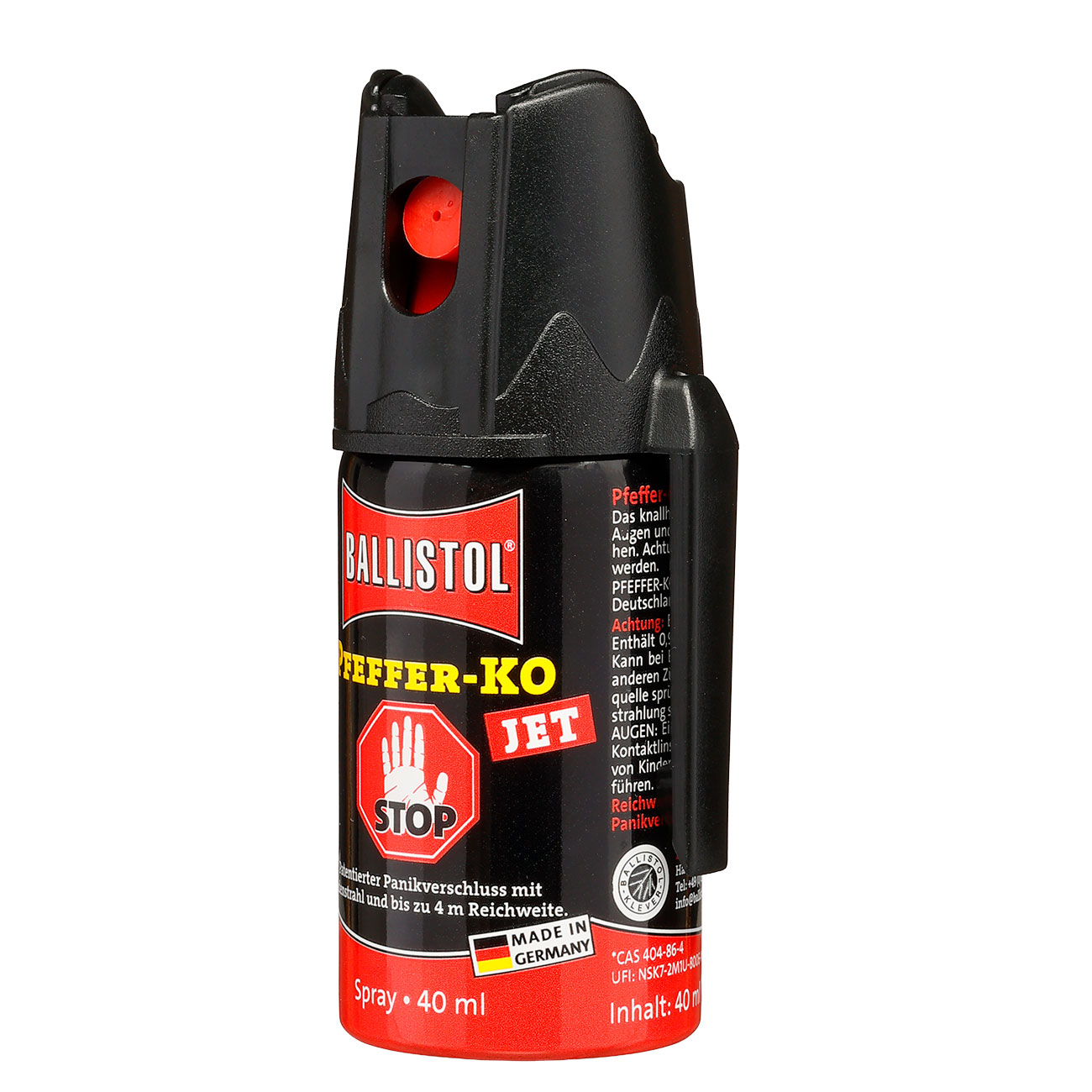 Ballistol Pfefferspray Pfeffer KO Jet 40ml mit neuem Sicherheitsverschluss Bild 1