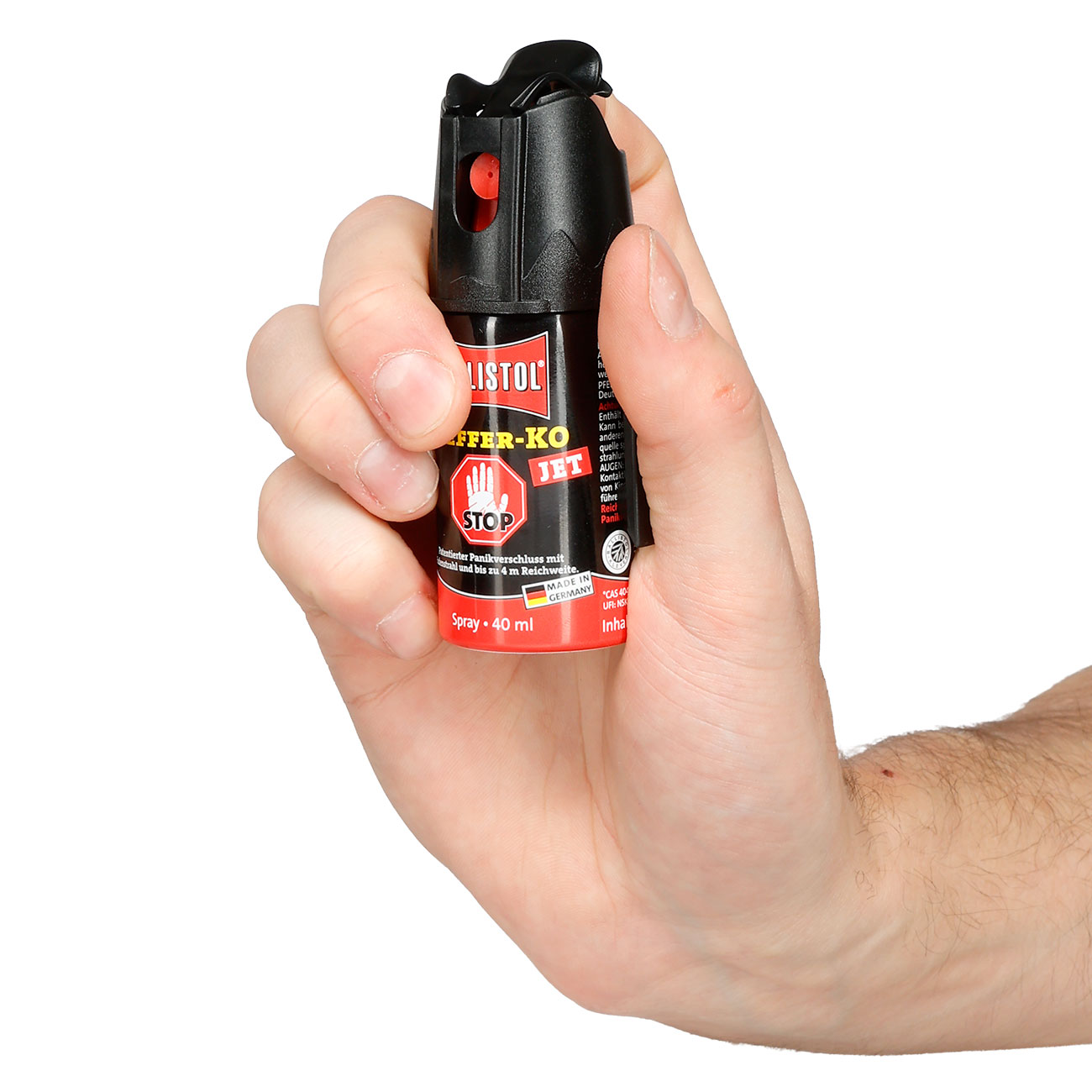 Ballistol Pfefferspray Pfeffer KO Jet 40ml mit neuem Sicherheitsverschluss Bild 2