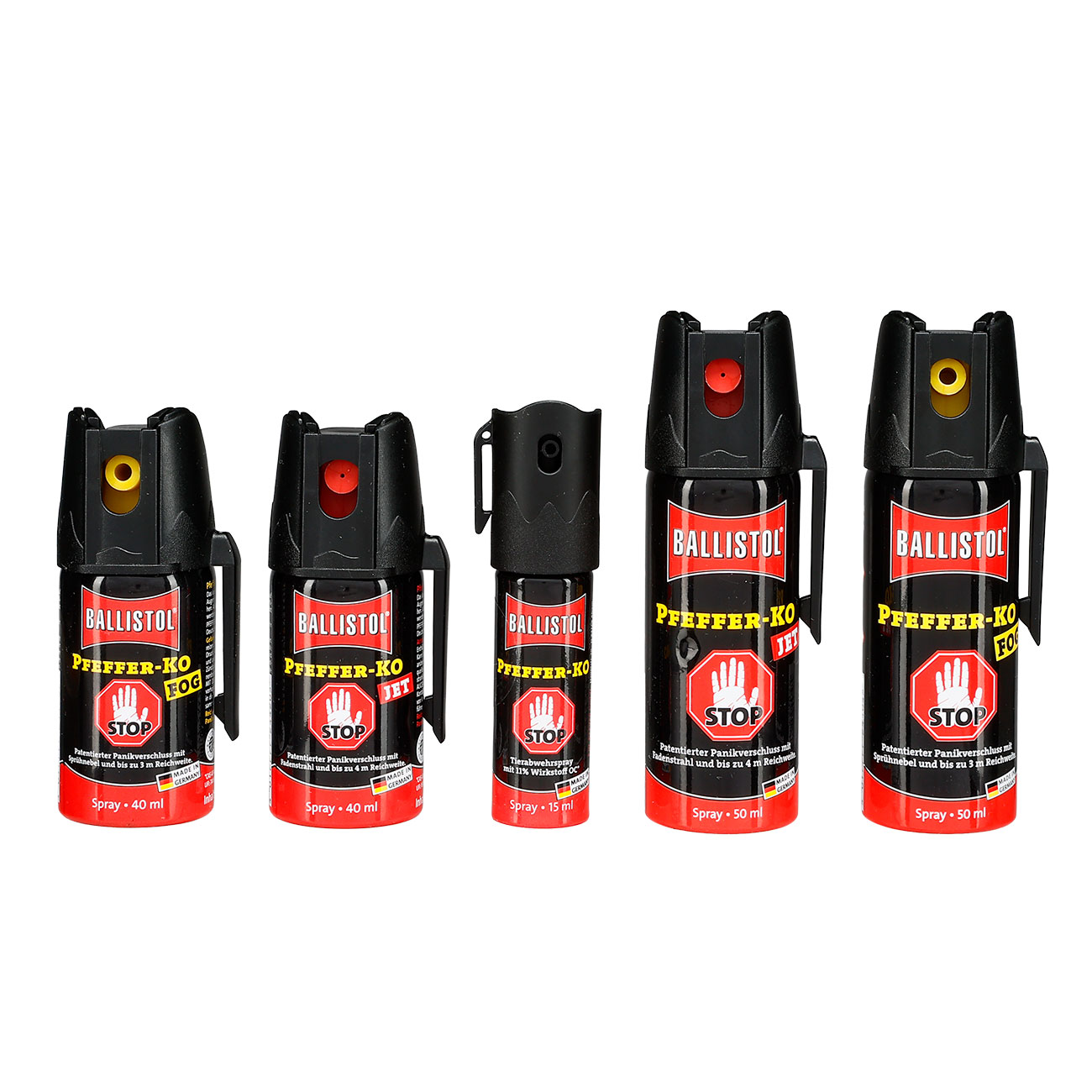 Ballistol Pfefferspray Pfeffer KO Jet 40ml mit neuem Sicherheitsverschluss Bild 9