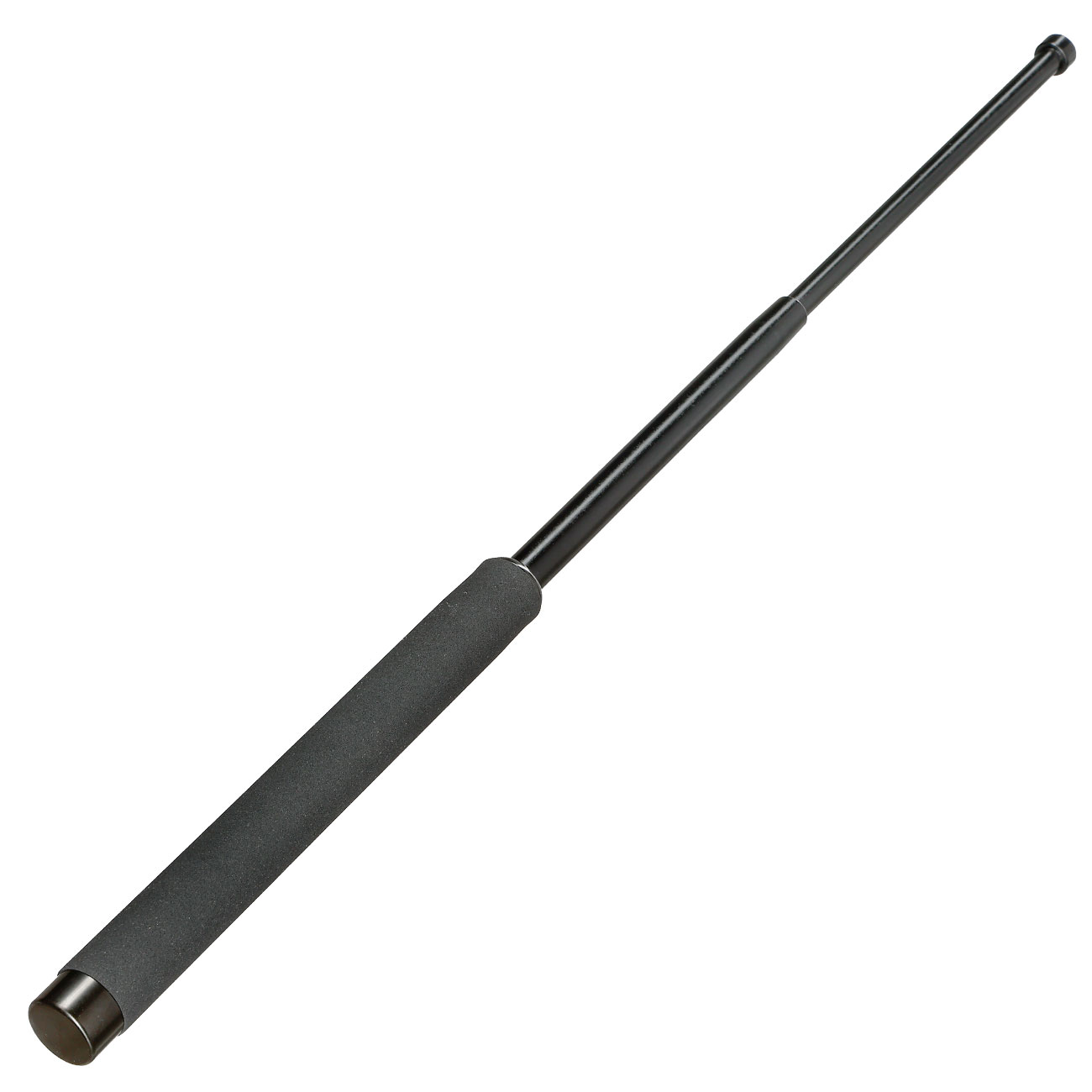 Teleskopschlagstock 26 schwarz mit Corduraholster Bild 2
