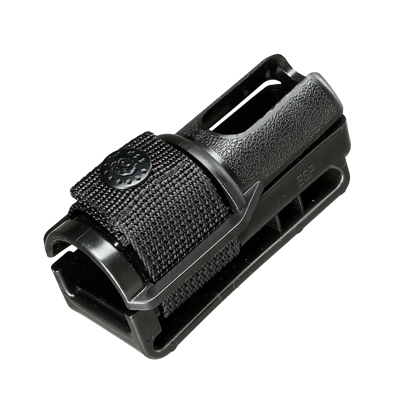 ESP Teleskopschlagstock 21 chrom mit Gummigriff und BH-2 Profiholster Bild 6