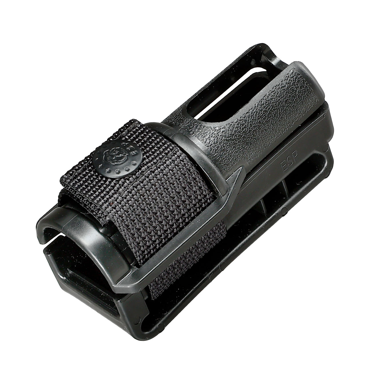ESP Teleskopschlagstock 16 mit Gummigriff und Kunststoffholster brniert Bild 6