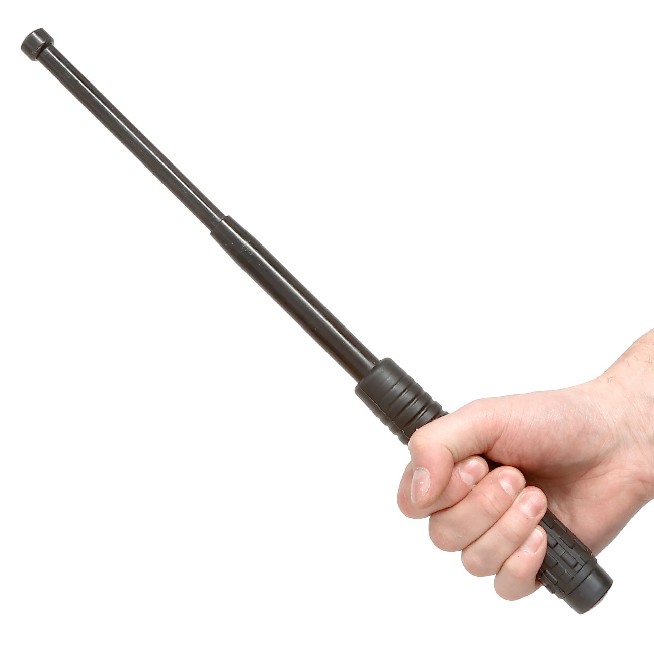 ESP Teleskopschlagstock 16 mit Gummigriff und Kunststoffholster brniert Bild 9