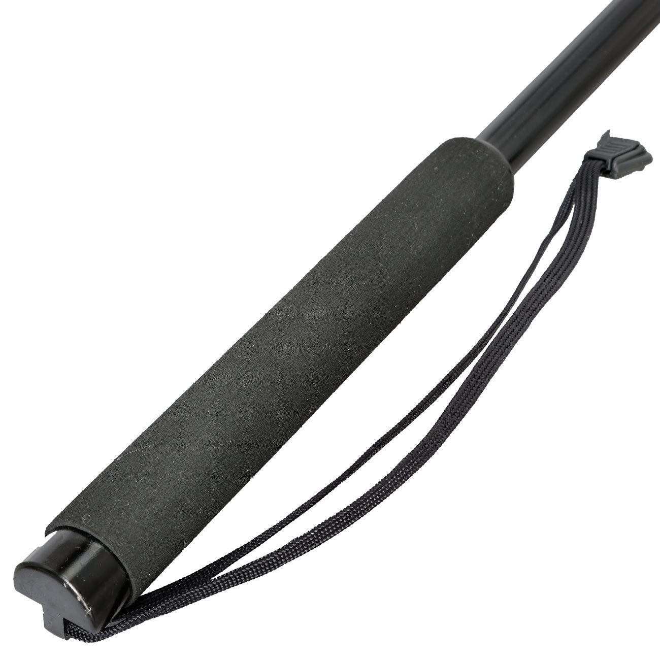 BlackField Teleskopschlagstock 21 mit Moosgummigriff und Handschlaufe schwarz Bild 3