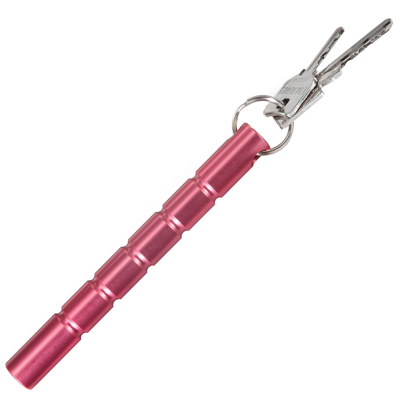 Kubotan mit Schlüsselring pink Bild 2