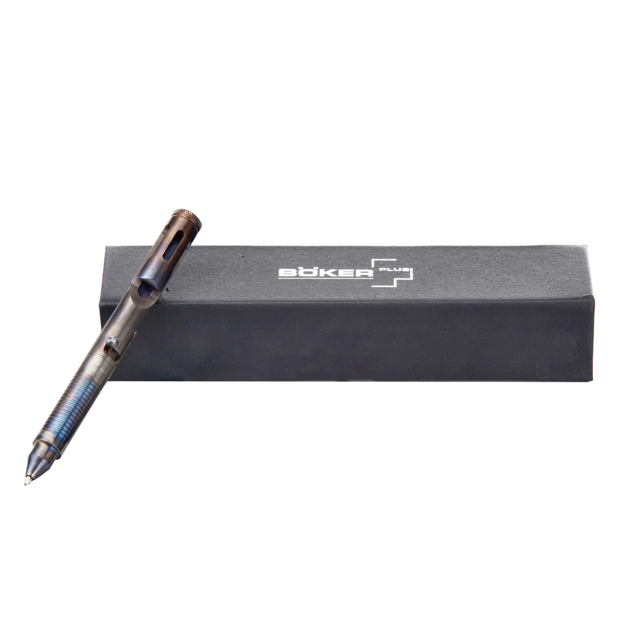 Bker Plus Tactical Pen cal .45 CID Titanium Flamed Bild 3